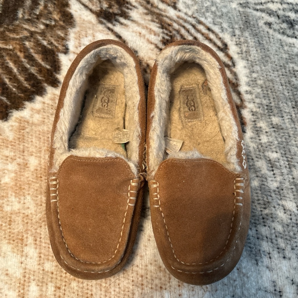UGG Tan Suede Moccasins